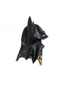 Movie The Flash Michael Keaton Version Batman Halloween Cosplay Accessory Black Headcover With Logo