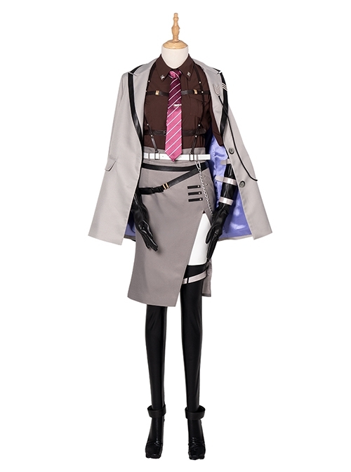 Strategy Game Path To Nowhere Langley Halloween Cosplay Costume Set With Hat