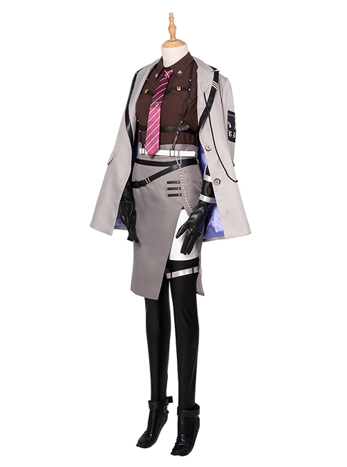 Strategy Game Path To Nowhere Langley Halloween Cosplay Costume Set With Hat