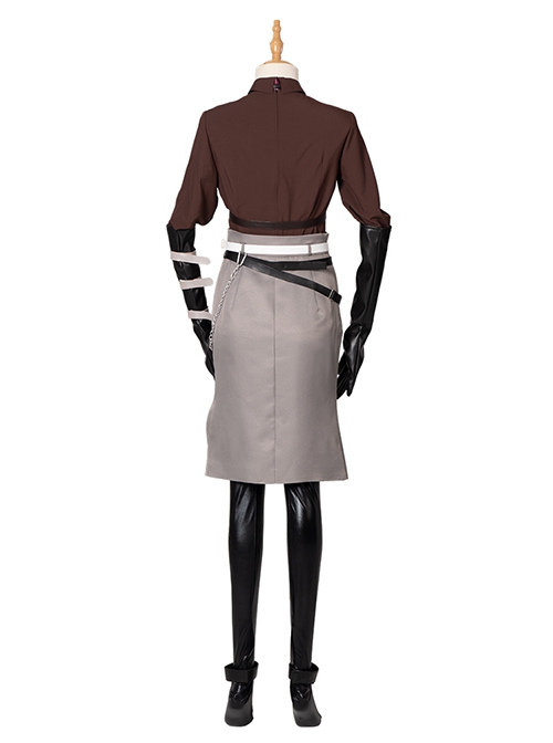 Strategy Game Path To Nowhere Langley Halloween Cosplay Costume Set With Hat