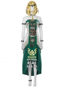 The Legend Of Zelda Tears Of The Kingdom Princess Zelda White Dress Halloween Cosplay Costume Set Without Shoes