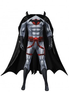 Flashopoint Batman Knight Of Vengeance Thomas Wayne Halloween Cosplay Costume Bodysuit Set Without Headgear