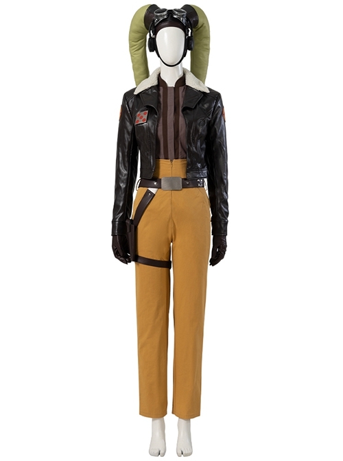 Ahsoka Star Wars Spin Off Original Series Hera Syndulla Halloween Cosplay Costume Set Without Shoes Without Earphone Without Glasses