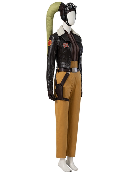 Ahsoka Star Wars Spin Off Original Series Hera Syndulla Halloween Cosplay Costume Set Without Shoes Without Earphone Without Glasses