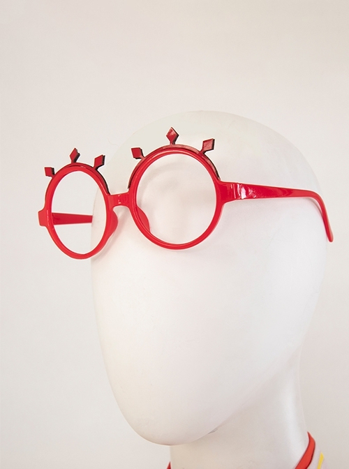 The Legend Of Zelda Tears Of The Kingdom Purah Halloween Cosplay Accessories Red Glasses