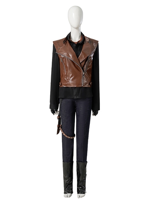 TV Drama The Walking Dead Dead City Maggie Greene Halloween Cosplay Costume Set Without Shoes