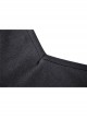 Cheongsam Collar Chest Hollow Cheongsam Buckle Long Sleeves Black Bodycon Punk Dress