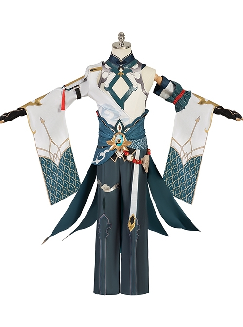Game Honkai Star Rail Dan Heng Imbibitor Lunae Halloween Cosplay Costume Full Set