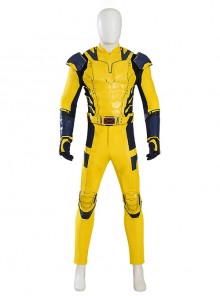 Movie Deadpool 3 Wolverine James Howlett Logan Battle Suit Halloween Cosplay Costume Set Without Boots Without Wolf Paws
