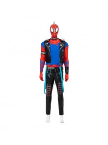 Spider-Man Across The Spider-Verse Spider-Punk Hobart Brown Halloween Cosplay Costume Set Without Boots