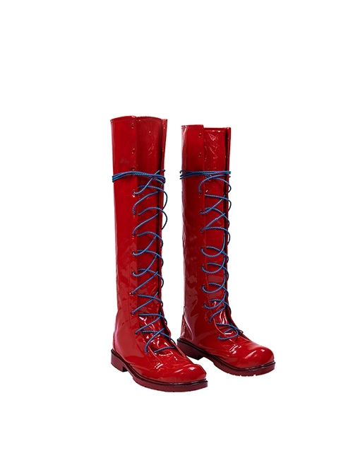 Spider-Man Across The Spider-Verse Spider-Punk Hobart Brown Halloween Cosplay Accessories Red Boots