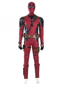 Movie Deadpool 3 Wade Winston Wilson Battle Suit Halloween Cosplay Costume Set Without Boots