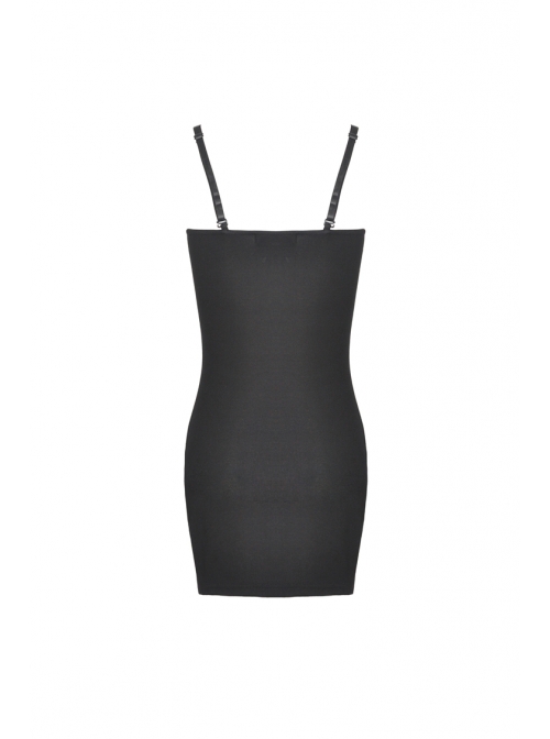 Black Lace Gothic Knitted Slim Sling Dress