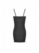 Black Lace Gothic Knitted Slim Sling Dress