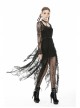 Black Lace Gothic Knitted Slim Sling Dress