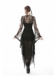 Black Lace Gothic Knitted Slim Sling Dress