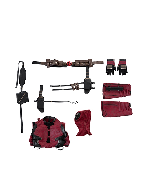 Movie Deadpool 3 Wade Winston Wilson Halloween Cosplay Costume Set Without Shoes Without Props