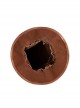 Retro Brown PU Leather Embossed Rope Tall Punk Unisex Top Hat