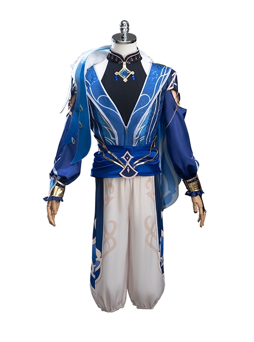 Game Genshin Impact Kaeya Alberich Skin Sailwind Shadow Halloween Cosplay Costume Full Set
