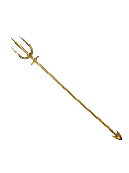 Movie Aquaman Arthur Curry Halloween Cosplay Accessories Detachable Golden Trident