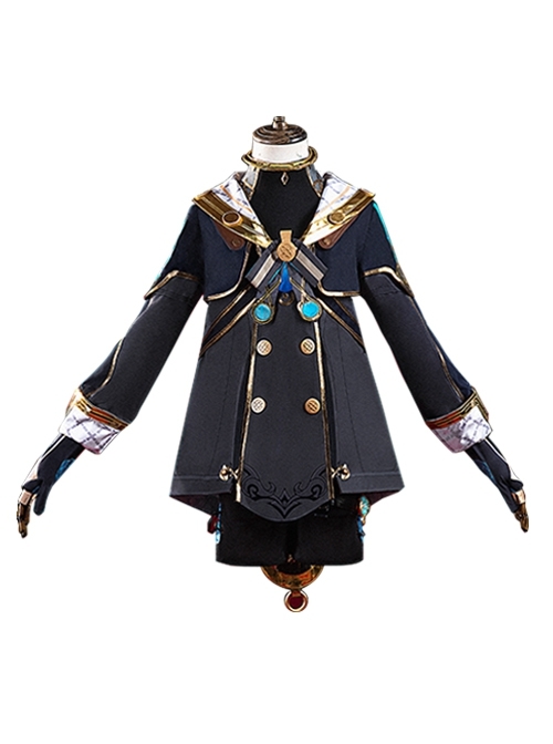 Game Genshin Impact Freminet Halloween Cosplay Costume Full Set