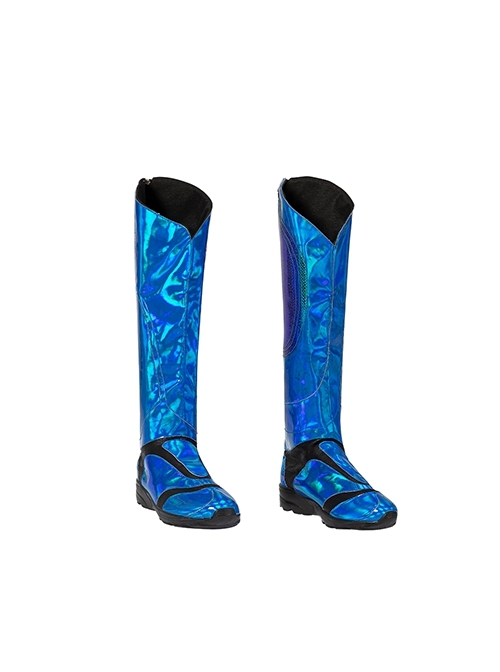 Movie Blue Beetle Jaime Reyes Halloween Cosplay Accessories Blue Boots