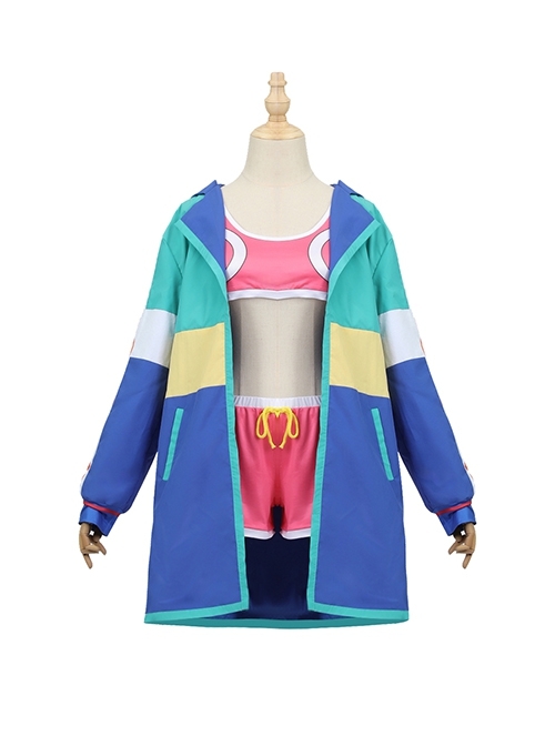 Anime Zom 100 Bucket List Of The Dead Shizuka Mikazuki Halloween Cosplay Costume Sportswear Full Set