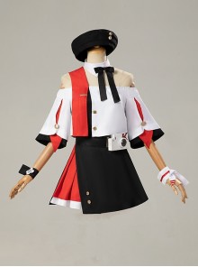 Game Honkai Star Rail KFC Collaboration March 7th Outfit Halloween Cosplay Costume Full Set