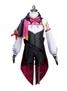 Game Genshin Impact Lyney Outfit Halloween Cosplay Costume Full Set