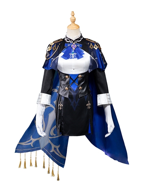 Game Genshin Impact Clorinde Halloween Cosplay Costume Full Set