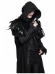 Gothic Black Lace Feather Shawl