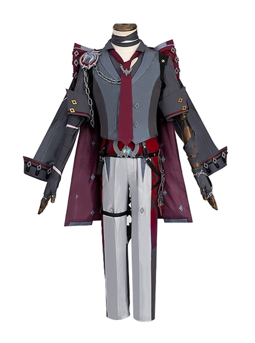 Game Genshin Impact Wriothesley Halloween Cosplay Costume Full Set