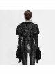 Black Composite Gothic Flocking Feather Rose Lace  Collar Small Shawl