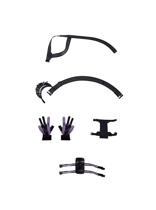 Hawkeye Female Version Hawkeye Kate Bishop Halloween Cosplay Accessories New Version Shoulder Straps Arm Guard Leg Guard Waist Belt Components