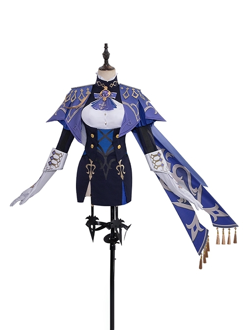 Genshin Impact Adventure Games Clorinde Halloween Cosplay Costume Full Set