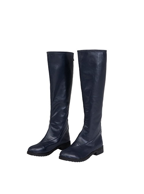 Captain Marvel II Carol Danvers  Team Uniform Bodysuit Halloween Cosplay Accessories Blue Boots