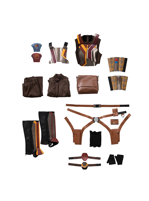 Star Wars Spin Offs Ahsoka Bo Katan Kryze Halloween Cosplay Costume Set Without Shoes