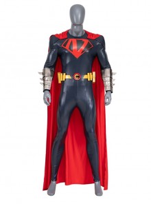 The Flash Nicolas Cage Version Superman Bodysuit Halloween Cosplay Costume Set Without Shoes