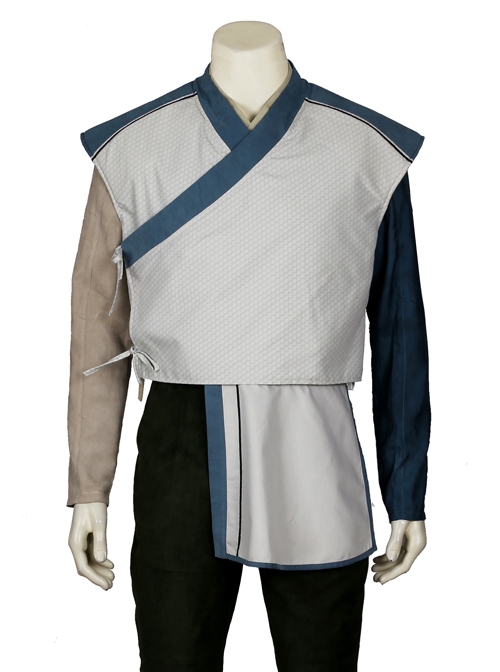 Doctor Strange Baron Mordo Halloween Cosplay Costume Gray Short Vest
