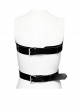 Halloween New Black Artificial Leather Simple And Versatile D-Buckle Decorated Punk Style Harness