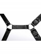 Halloween New Black Artificial Leather Simple And Versatile D-Buckle Decorated Punk Style Harness