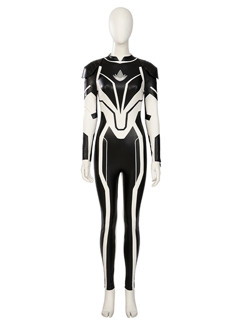 Captain Marvel II Spectrum Monica Rambeau Bodysuit Halloween Cosplay Costume Set Without Shoes