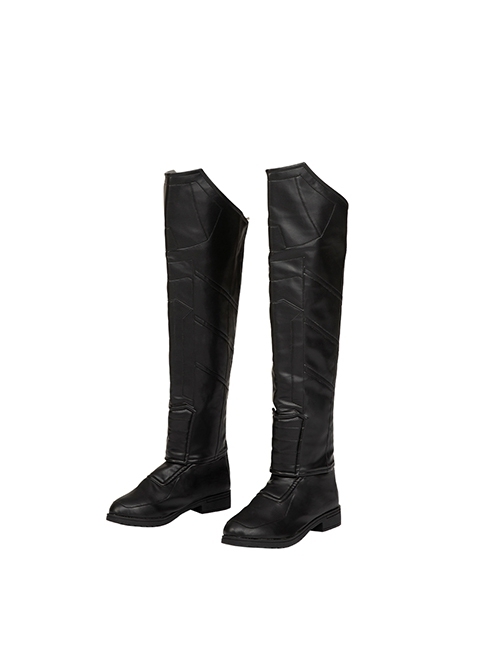 Captain Marvel II Spectrum Monica Rambeau Bodysuit Halloween Cosplay Accessories Black Boots