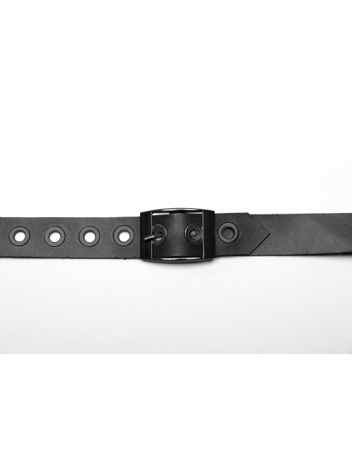 Halloween Black Cross Faux Leather With Practical Pockets And Punk Style Vest Straps
