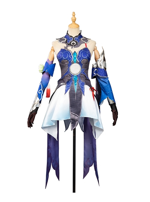Honkai Star Rail Game Jingliu Halloween Cosplay Costume Full Set