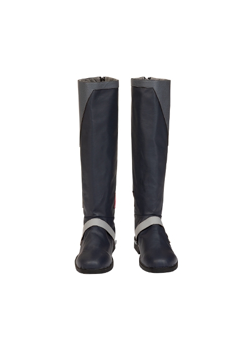 Rick And Morty Rick Comedy Halloween Cosplay Accessories Gray Blue Boots