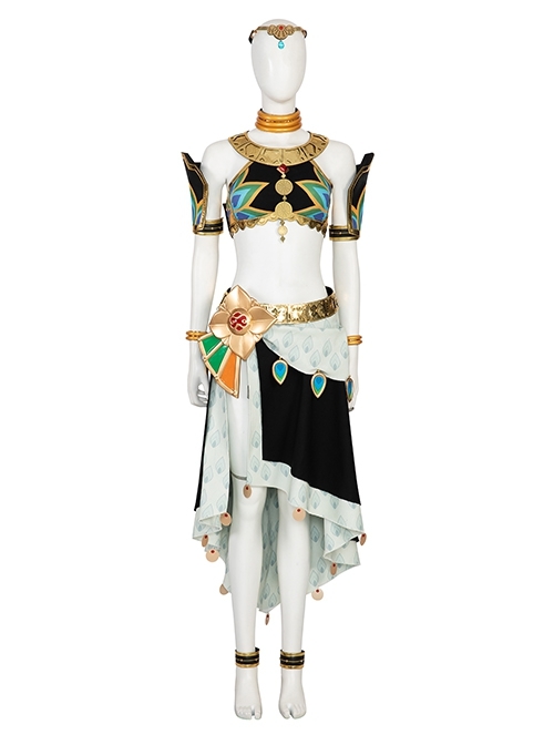 The Legend Of Zelda Tears Of The Kingdom MakeelaRiju Halloween Cosplay Costume Set Without Shoes