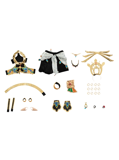 The Legend Of Zelda Tears Of The Kingdom MakeelaRiju Halloween Cosplay Costume Set Without Shoes