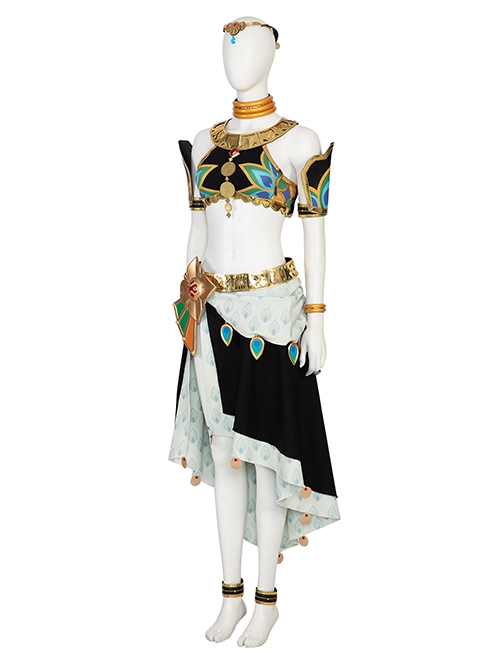 The Legend Of Zelda Tears Of The Kingdom MakeelaRiju Halloween Cosplay Costume Set Without Shoes