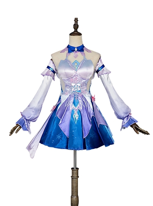 Honkai Star Rail Game March 7th New Skin Halloween Cosplay Costume Full Set